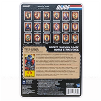 Cobra Viper Gunner Gi Joe 3 3/4-Inch ReAction+ Action Figure by Super7 in sealed retro-style packaging.