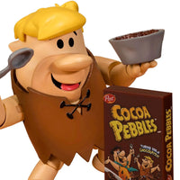 Barney Rubble 1:12 Scale Action Figure - Premium Articulated Sidekick Cocoa Pebbles by Jada Toys new in box with cereal bowl accessory