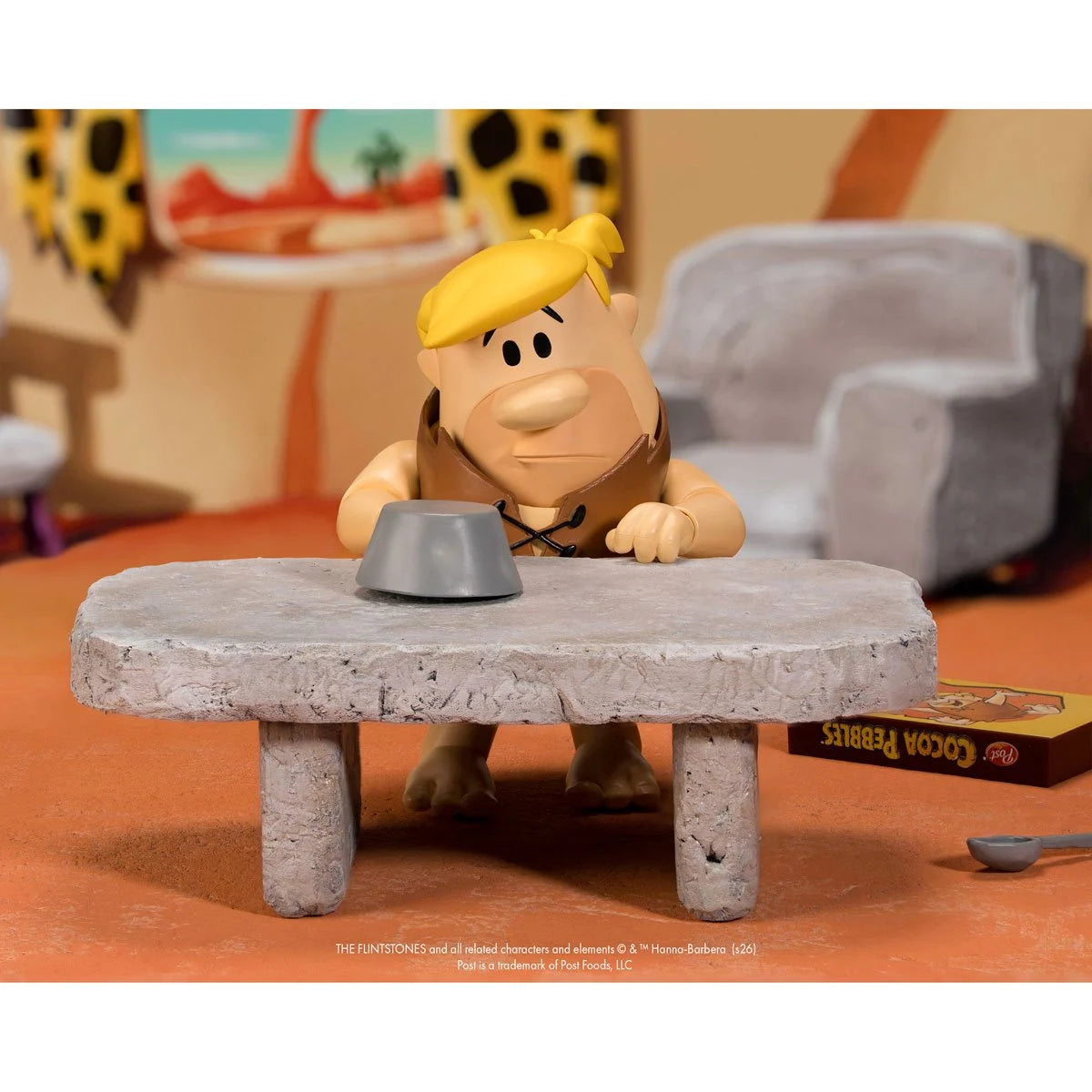 Barney Rubble 1:12 Scale Action Figure - Premium Articulated Sidekick Cocoa Pebbles by Jada Toys new in box collectible