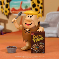 Barney Rubble 1:12 Scale Action Figure - Premium Articulated Sidekick Cocoa Pebbles by Jada Toys new in box with cereal bowl and spoon