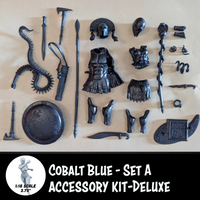 1:18 Scale Greek & Roman Mythology Cobalt Blue Accessory Set A (Customizer Kit for 3.75" - 4" Figures) by Boss Fight Studio Llc new in box