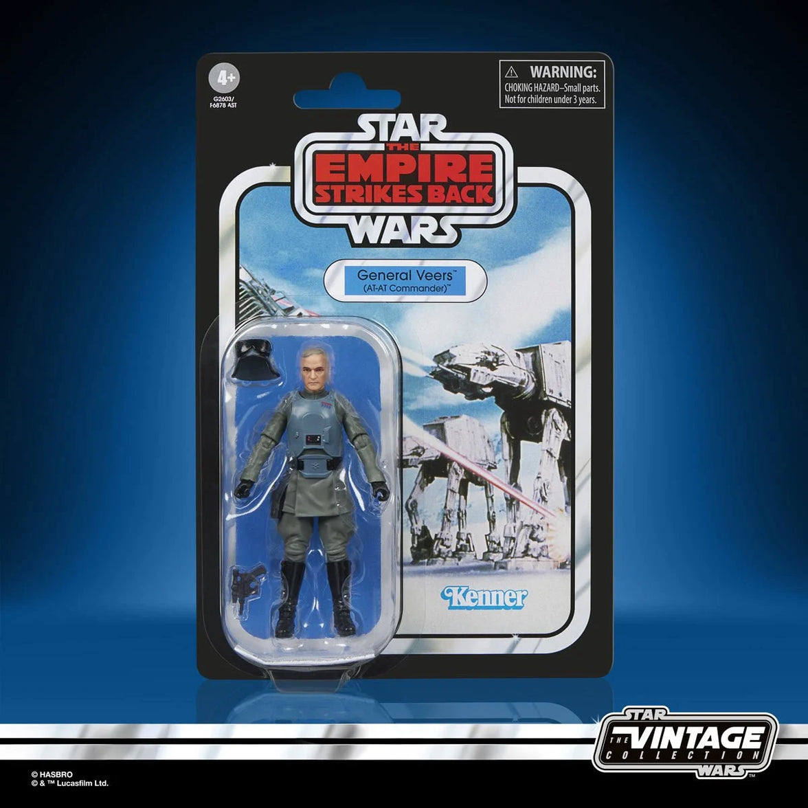 Star Wars The Vintage Collection General Veers AT-AT Commander 3.75-Inch Action Figure (VC392) Kenner new in box