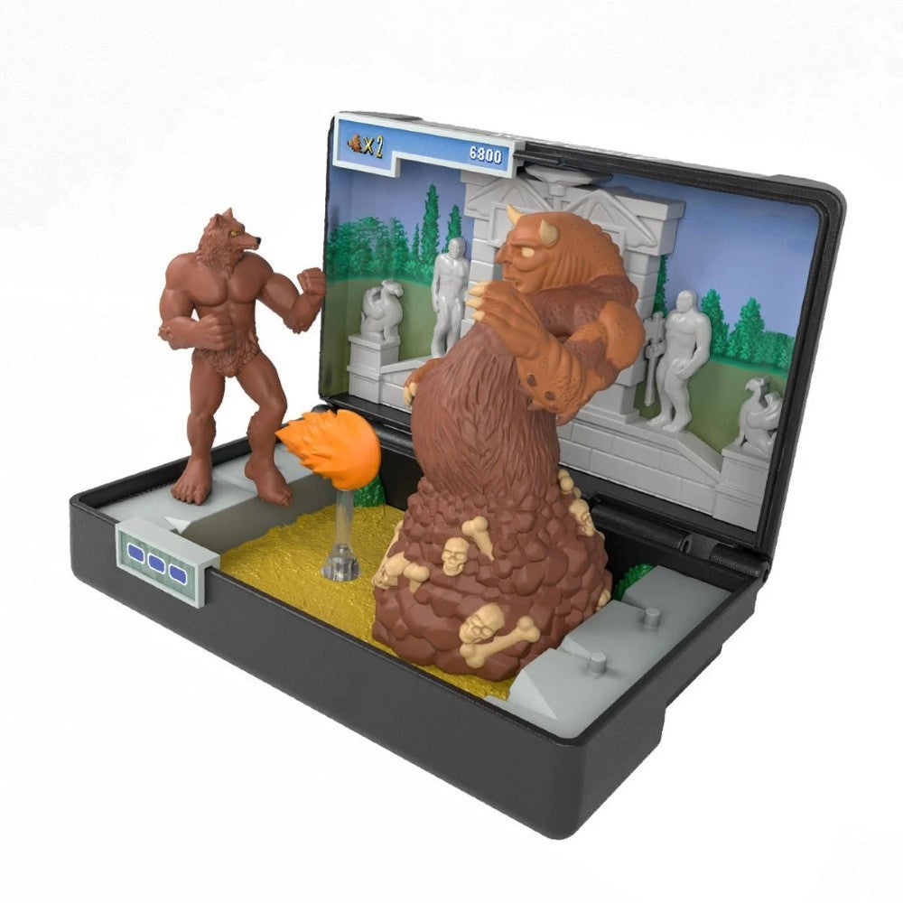 Console Heroes Sega Genesis Genesis Altered Beast Cartridge Diorama Playset featuring collectible figures in action scene diorama by Console Heroes
