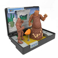 Console Heroes Sega Genesis Genesis Altered Beast Cartridge Diorama Playset featuring detailed collectible figures in a game scene.