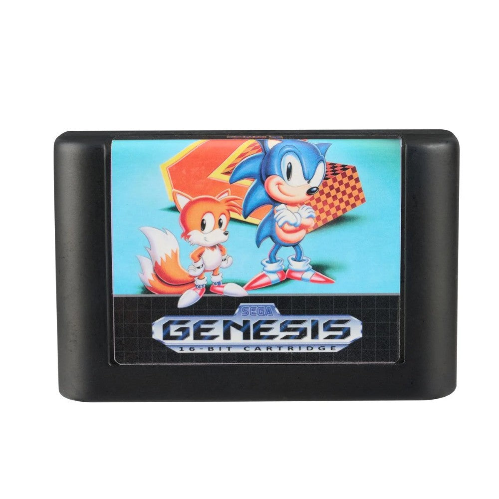 Console Heroes Sega Genesis Sonic the Hedgehog 2 Cartridge Diorama Playset vintage collectible toy cartridge