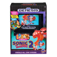 Console Heroes Sega Genesis Sonic the Hedgehog 3 Cartridge Diorama Playset (Copy) in original Retro Sega packaging with characters