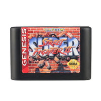 Console Heroes Sega Genesis Genesis Street Fighter II Cartridge Diorama Playset showcasing the classic Street Fighter II game cartridge.