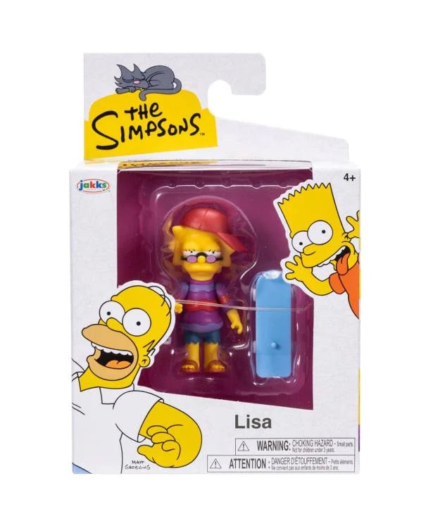 The Simpsons Cool Lisa 2.5-Inch Action Figure – Springfield’s Trendsetting Star new in box by Jakks Pacific collectible
