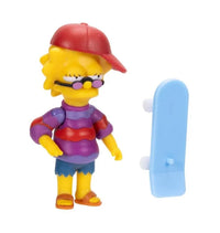 The Simpsons Cool Lisa 2.5-Inch Action Figure – Springfield’s Trendsetting Star new in box by Jakks Pacific with skateboard accessory
