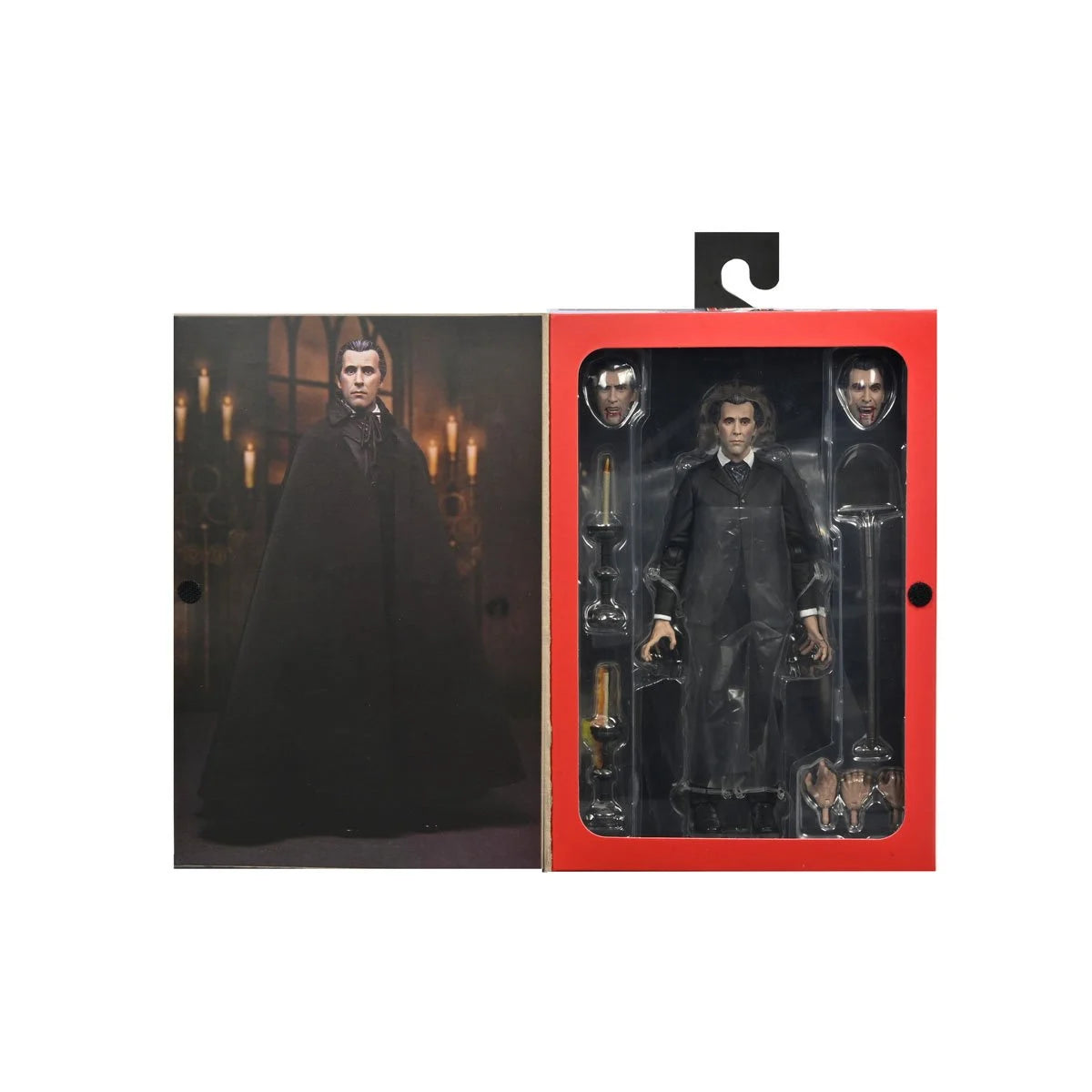 Count Dracula - Hammer Films: Horror of Dracula (1958) Ultimate NECA 7-Inch Figure in black suit with accessories new in box collectible
