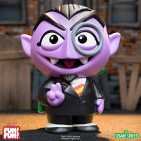 Sesame Street Count Von Count FUN! FUN! Vinyl Figure 5 Inch new in box collectible by Super7 with vampire style