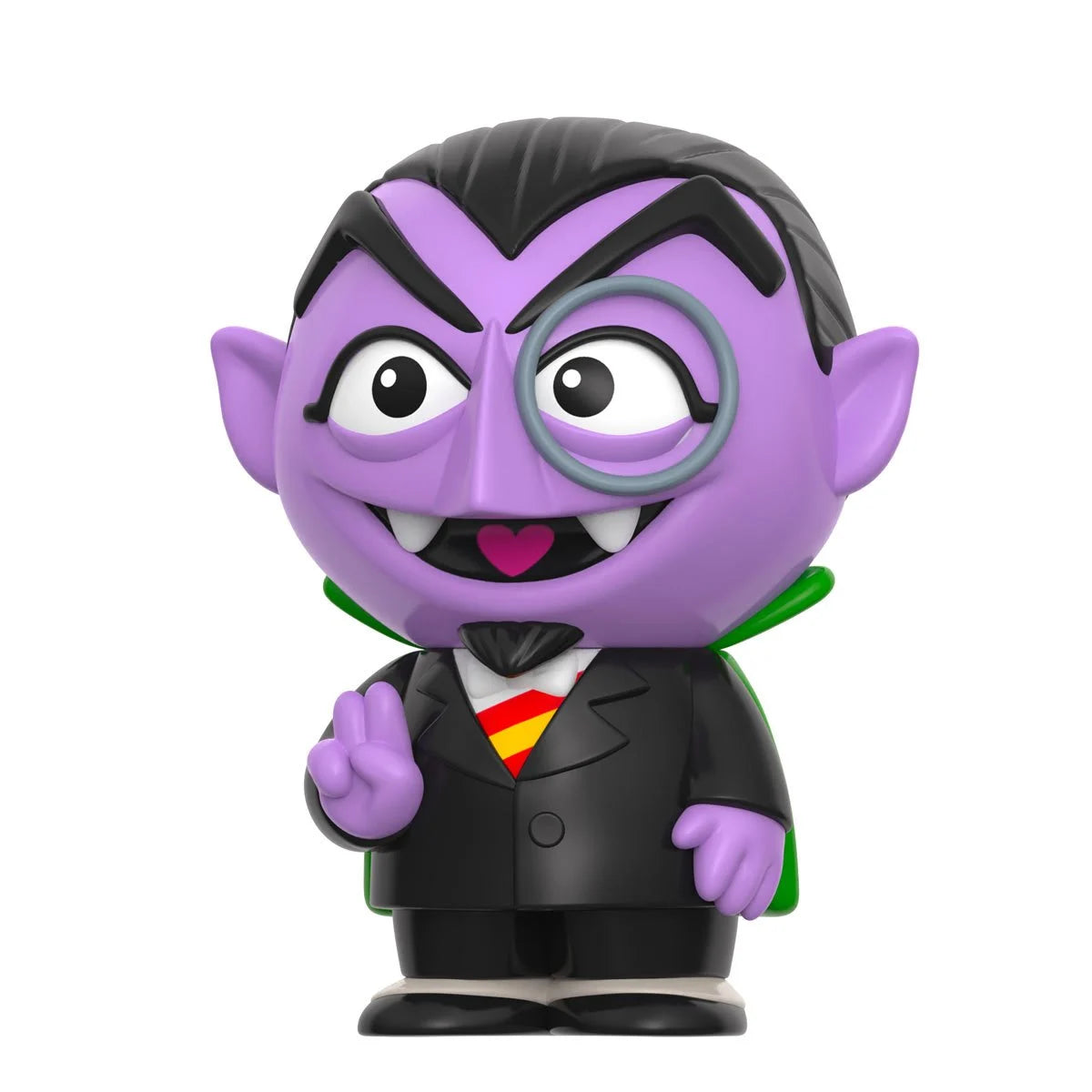 Sesame Street Count Von Count FUN! FUN! Vinyl Figure 5 Inch new in box by Super7 with purple vampire character design