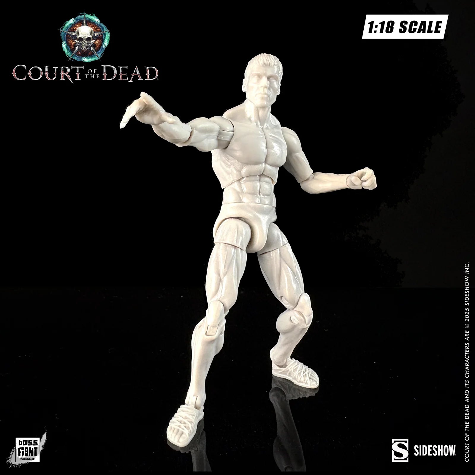 Immortal Ivory Male - Court of the Dead Action Figure Blank 1:18 Scale new in box by Boss Fight Studio Llc