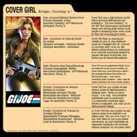 G.I. Joe Classified Cover Girl action figure with multiple accessories and retro packaging by Hasbro
