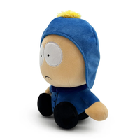 South Park Craig 9-Inch Plush by Youtooz featuring blue hat with yellow pompom and detailed facial expression in seated position