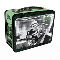 Creature Walks Among Us From The Black Lagoon Action Figure with Full Size Metal Themed Lunchbox by Boss Fight Studio Llc