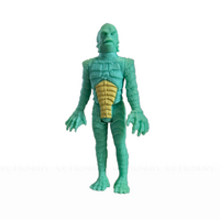 Creature From The Black Lagoon Action Figure with Full Size Metal Themed Lunchbox by Super7, detailed monster collectible.