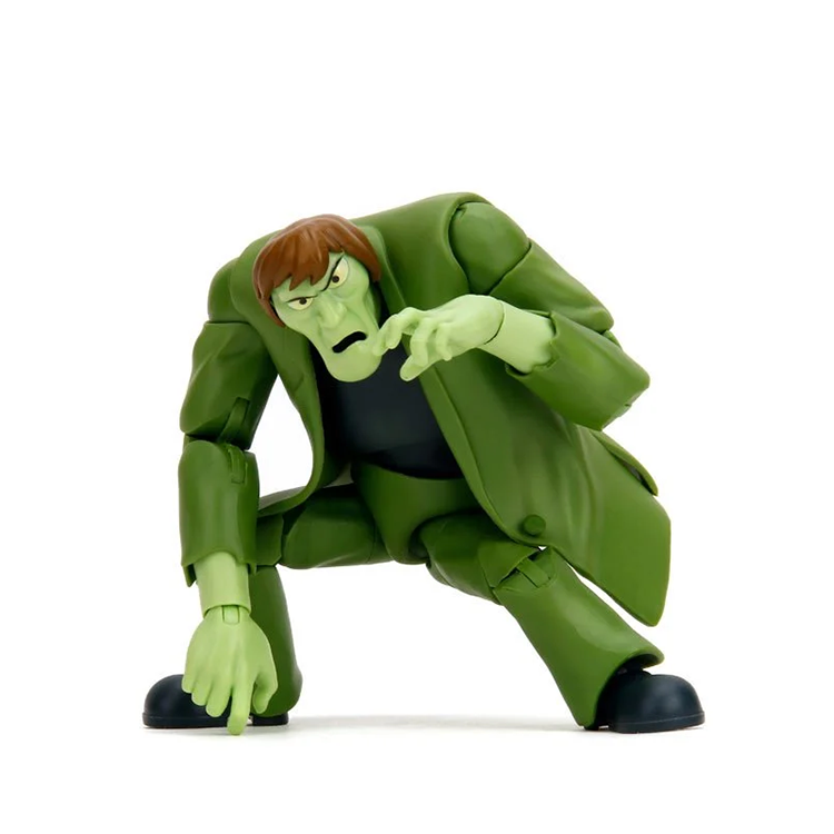 Jada Toys Creeper action figure from Scooby-Doo Wave 1 in a crouching pose with green suit and menacing expression