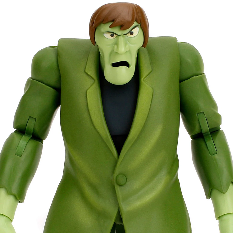 Jada Toys Creeper action figure from Scooby-Doo Wave 1 with green suit and menacing expression.