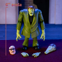 Scooby-Doo Creeper 6-inch scale action figure by Jada Toys with alternate heads and hands accessories.