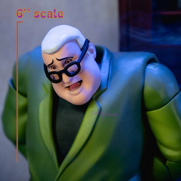 Scooby-Doo Creeper 1:12 scale action figure by Jada Toys with green coat and glasses accessory.