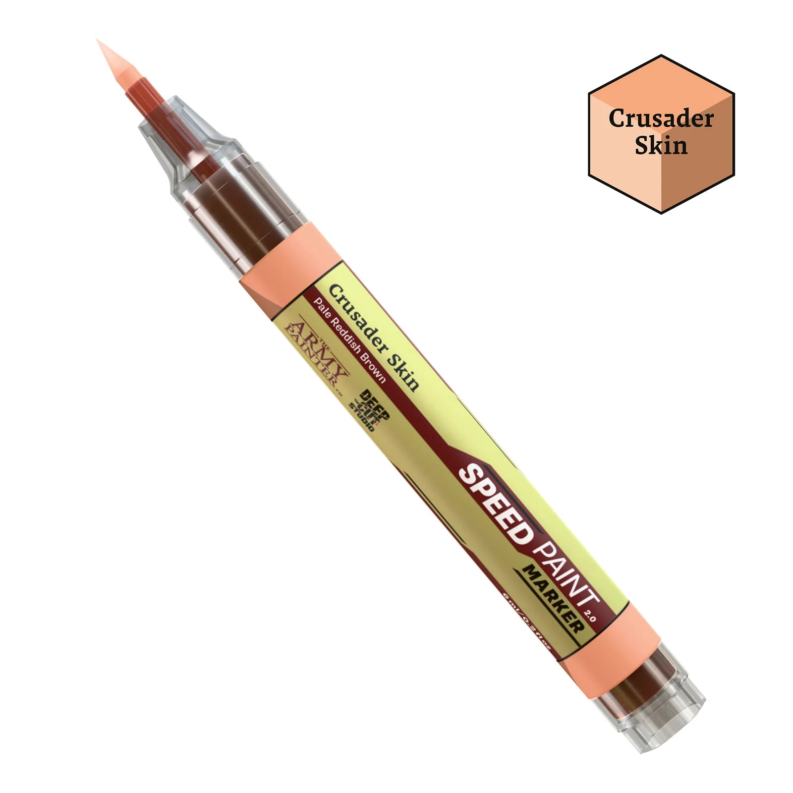 Crusader Skin Army Painter Speedpaint Marker - One-Coat Miniature Paint SM1037P for detailed miniature figure painting by Army Painter