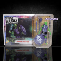 Cursed Skeleton Enchanted Remains Vitruvian HACKS Series 1 Action Figure 1:18 Scale by Boss Fight Studio Llc in packaging with accessories
