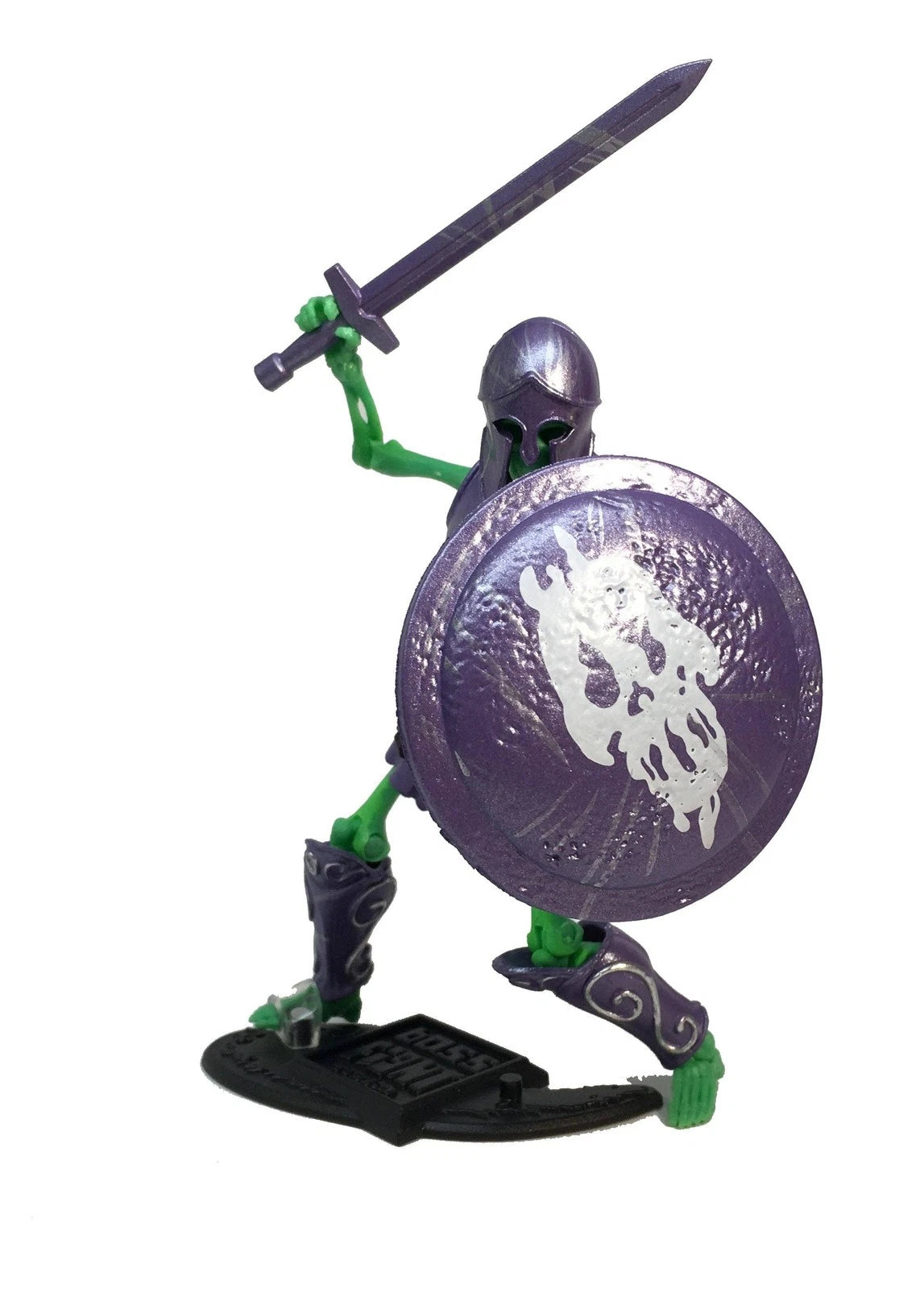 Cursed Skeleton Enchanted Remains Vitruvian HACKS Series 1 Action Figure 1:18 Scale by Boss Fight Studio Llc wielding sword and shield