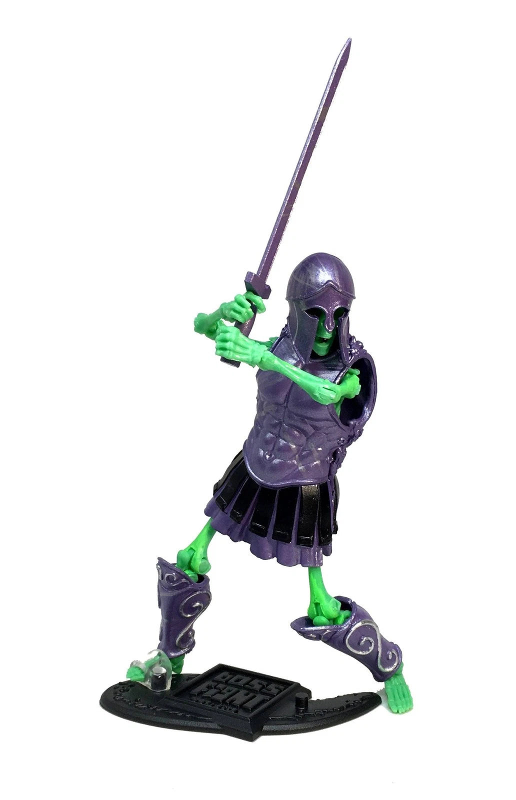 Cursed Skeleton Enchanted Remains Vitruvian HACKS Series 1 Action Figure 1:18 Scale by Boss Fight Studio Llc in armor pose