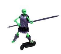 Cursed Skeleton Enchanted Remains Vitruvian HACKS Series 1 Action Figure 1:18 Scale by Boss Fight Studio Llc with spear and armor
