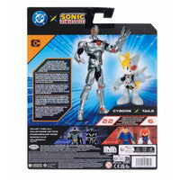 DC x Sonic the Hedgehog Multipack - Cyborg & Tails as Cyborg Action Figures by Go Figment new in box 5-inch scale