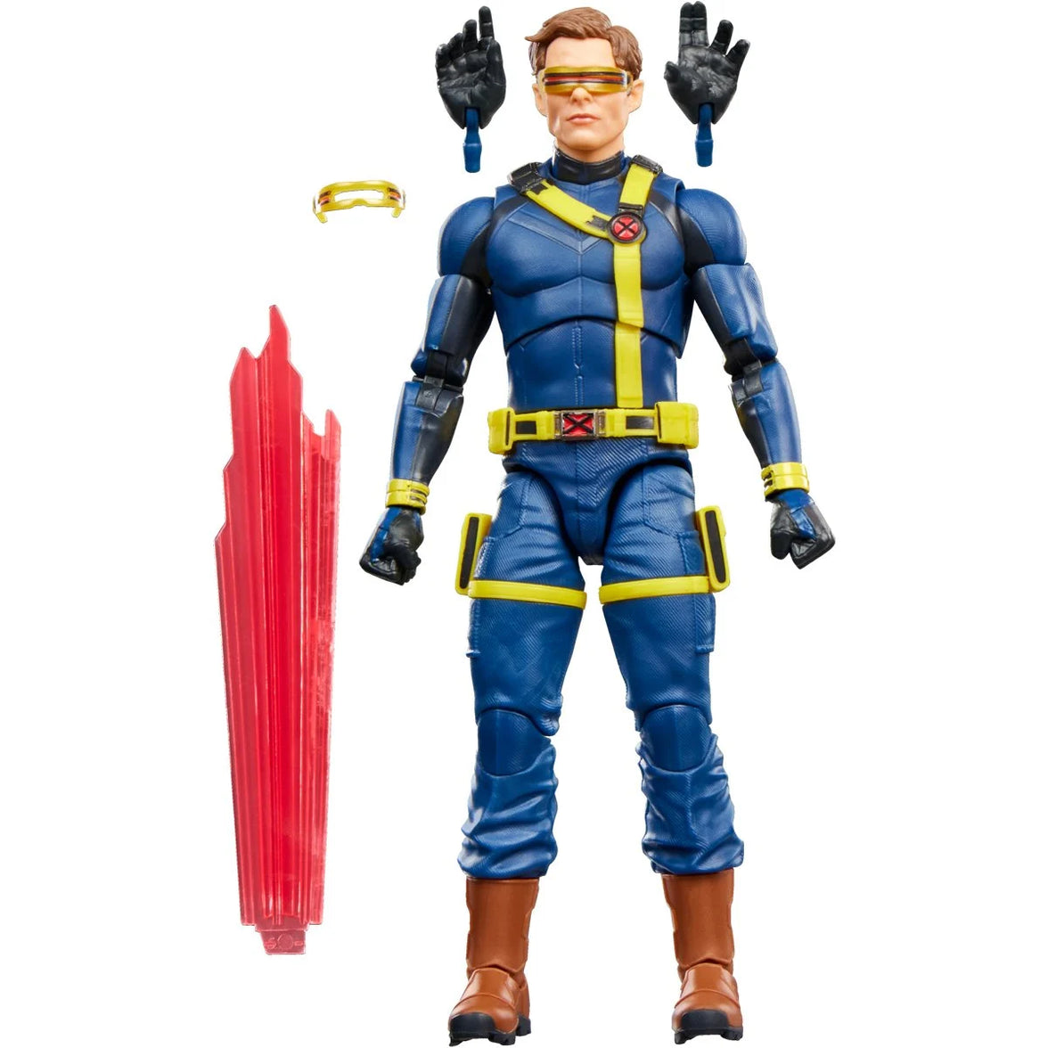 Cyclops Marvel Legends Series Action Figure by Hasbro with Alternate Visor and Optic Blast 6-Inch