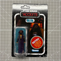 Mae the Assassin Star Wars Retro Collection Action Figure 1:18 Scale Acolyte by Kenner in blister packaging