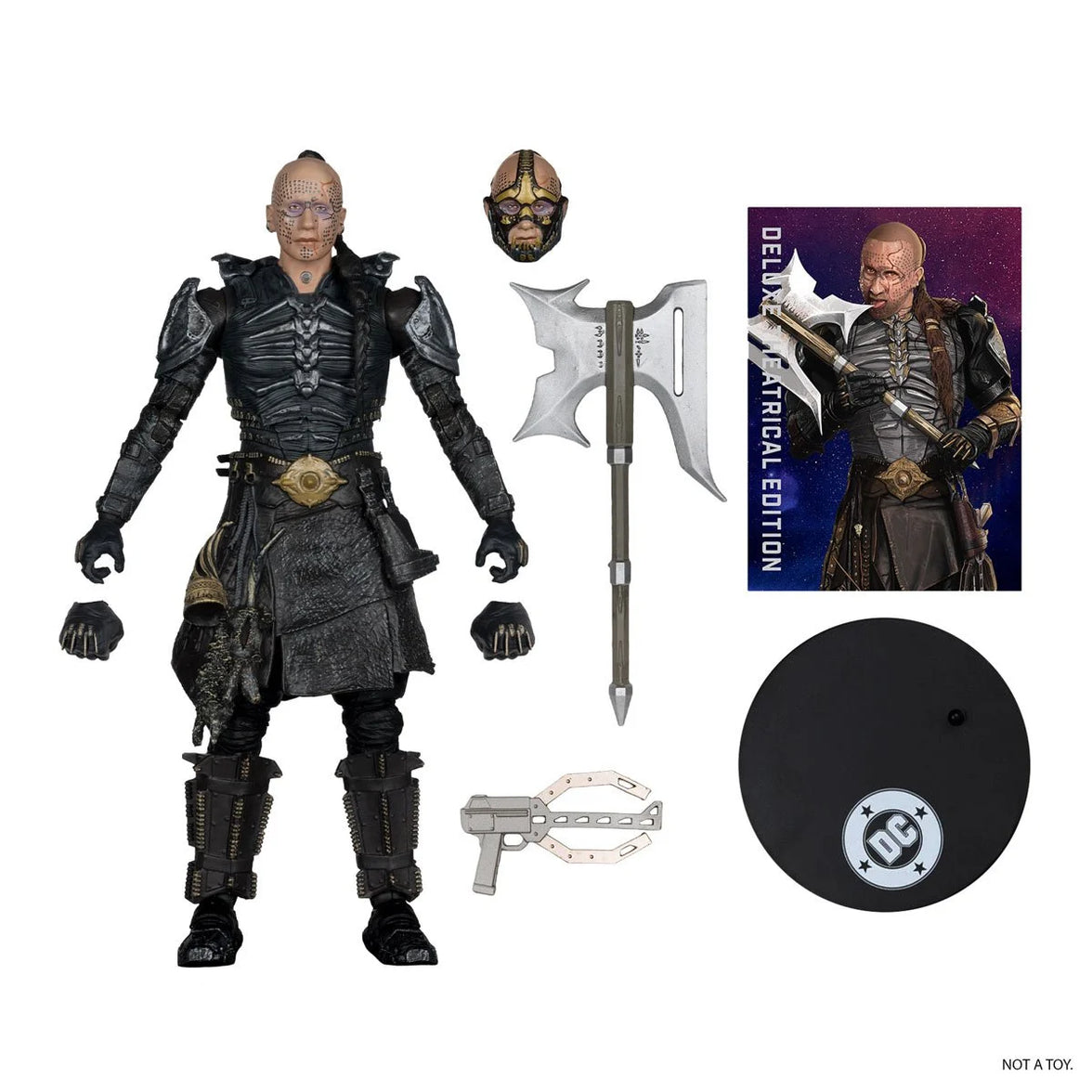 Krem of the Yellow Hills McFarlane Toys DC Multiverse Deluxe Action Figure new in box by McFarlane with accessories and display base