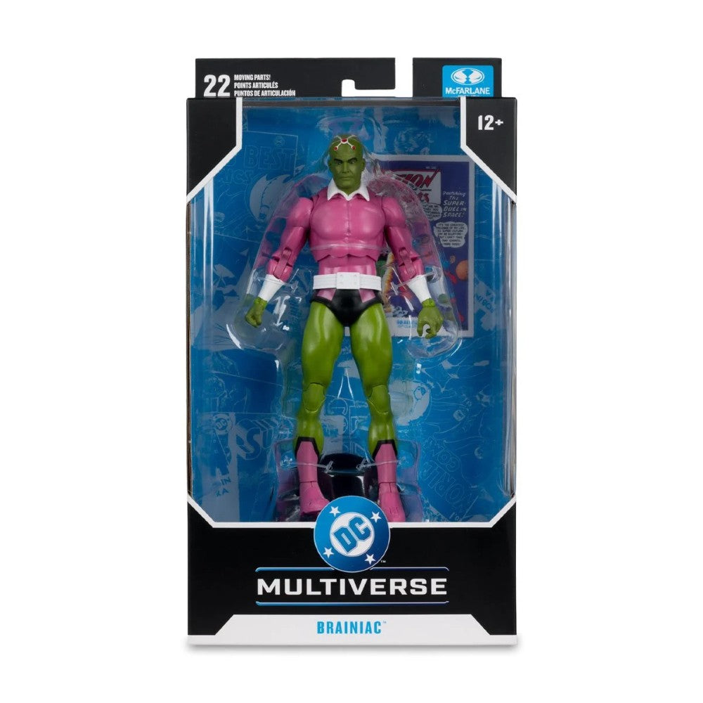 Brainiac Classic - DC Multiverse Wave 30 7" Action Figure McFarlane Toys by Go Figment in original packaging