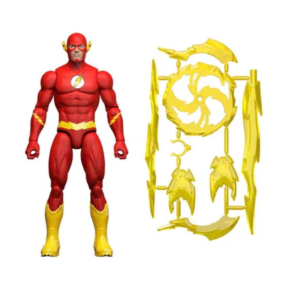 The Flash DC Premiere Wave 1 Core Action Figure 2026 by Go Figment new in box with yellow effect accessory pieces