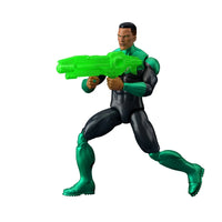 Green Lantern John Stewart Action Figure Mattel DC Premiere Wave 2 Core Set New by Go Figment with green energy weapon accessory