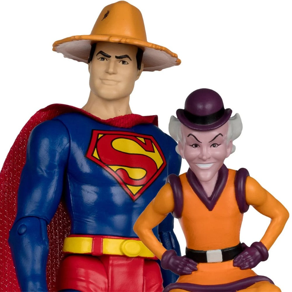 Superman and Mr. Mxyzptlk- DC Retro Wave 16 Super Friends 6" Action Figure McFarlane by Go Figment