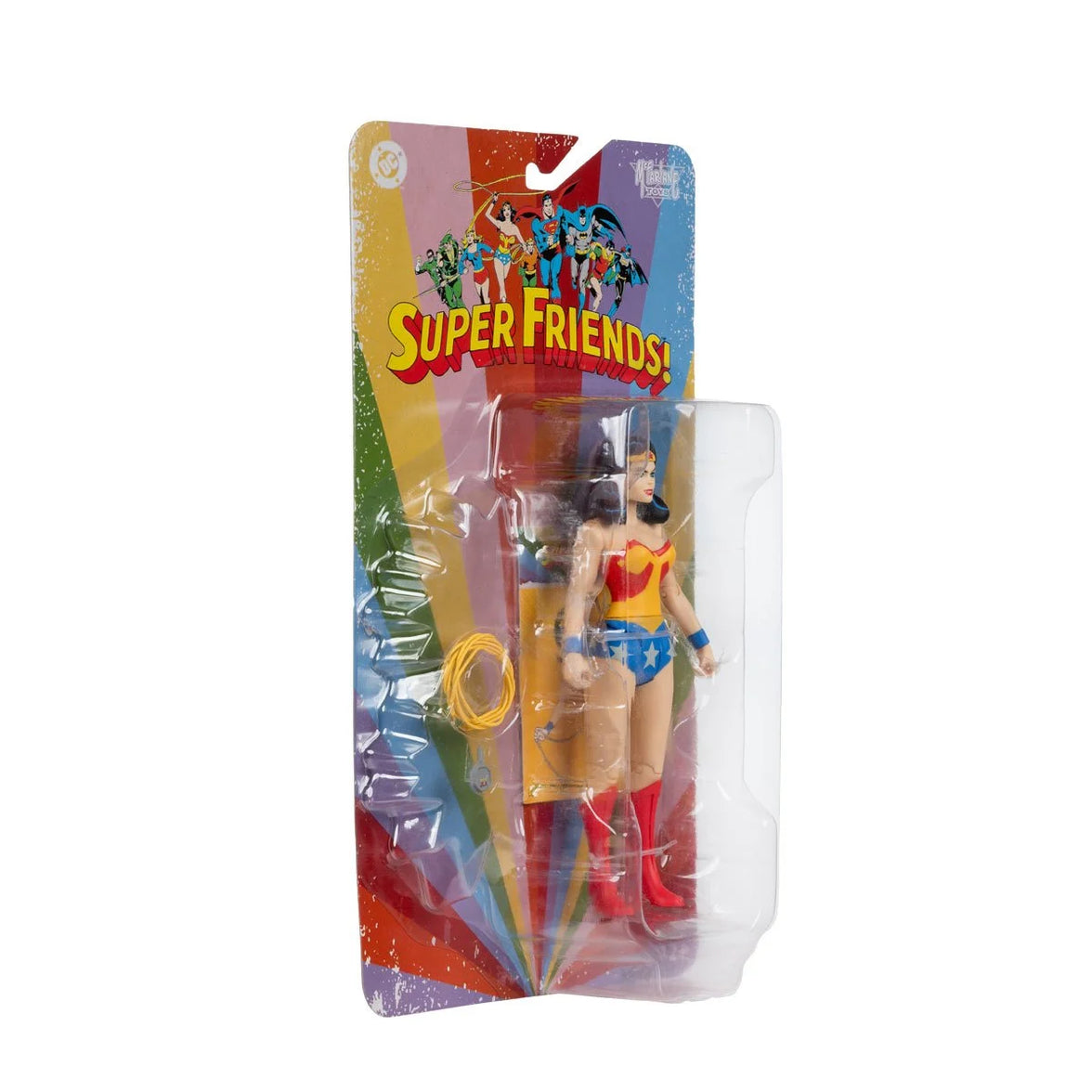 Wonder Woman - DC Retro Wave 16 Super Friends 6" Action Figure McFarlane by Go Figment in vintage-style packaging