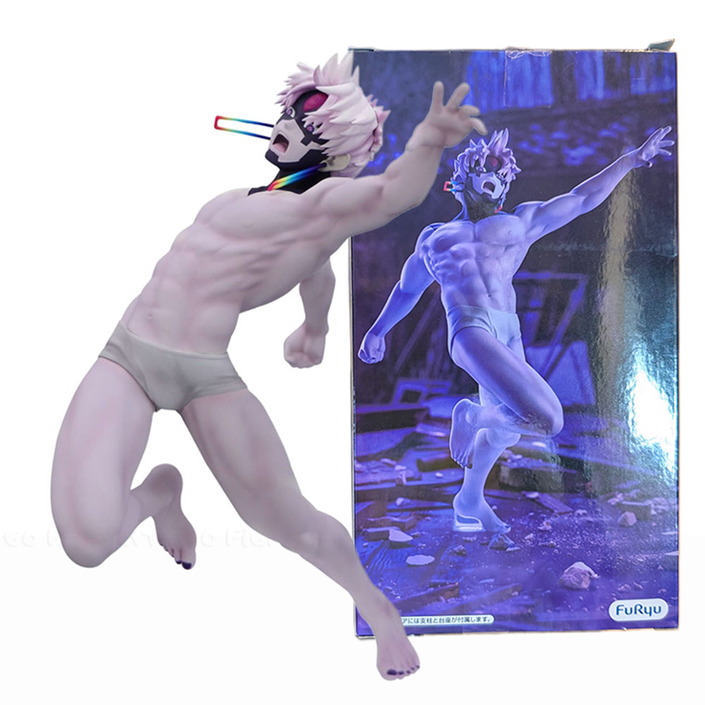 Dan Da Dan Jiji Trio-Try-iT Transformed Version Prize Figure by Banpresto showing dynamic pose with detailed mask and physique