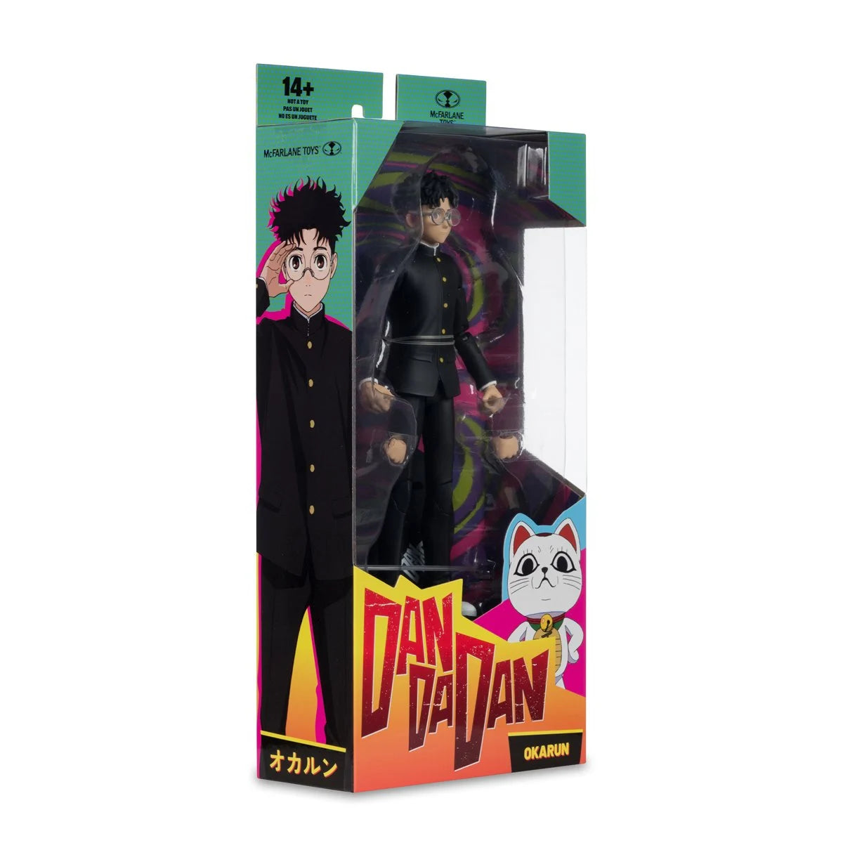 Okarun Dandadan 1:10 Scale 7" Premium Dandadan Action Figure by Go Figment in detailed black outfit collectible packaging