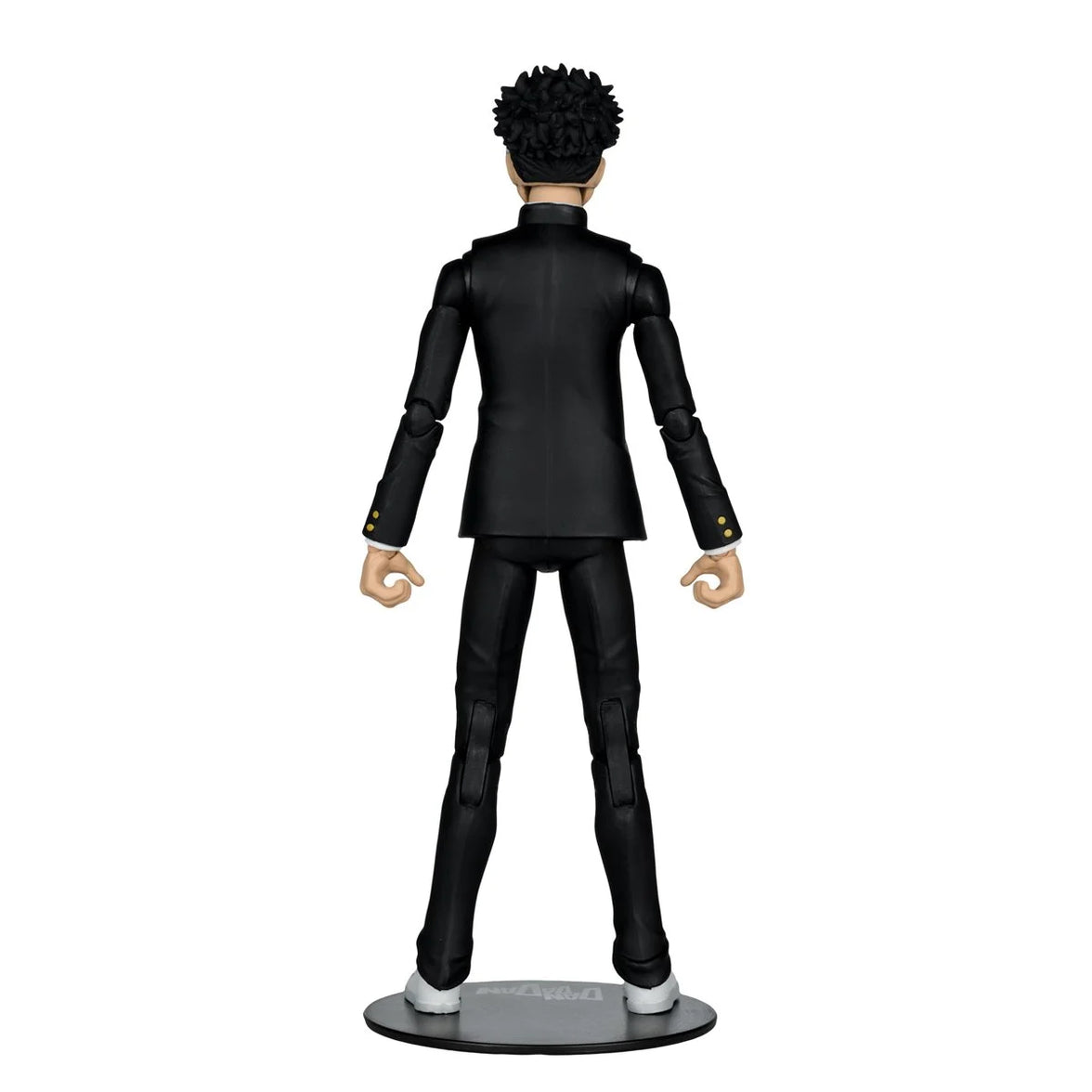 Okarun Dandadan 1:10 Scale 7" Premium Dandadan Action Figure by Go Figment in black outfit rear view