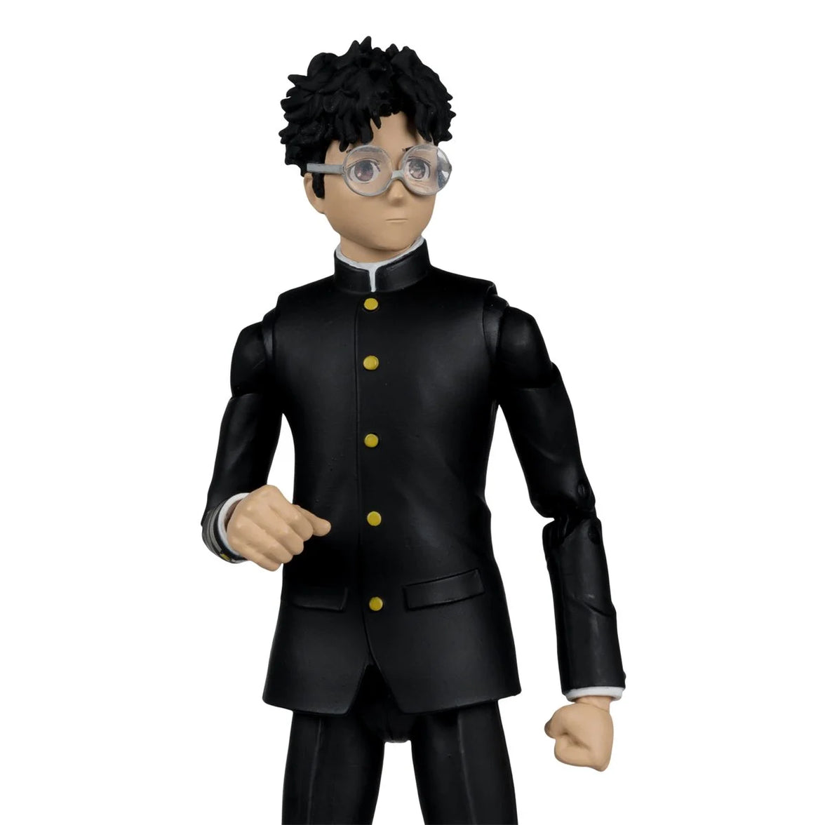 Okarun Dandadan 1:10 Scale 7" Premium Dandadan Action Figure by Go Figment in black uniform with glasses