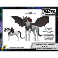 Dark Pegasus and Unicorn Creature Kit -Vitruvian H.A.C.K.S. 1:18 Scale by Boss Fight Studio Llc new in box collectible