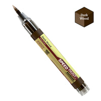 Dark Wood Army Painter Speedpaint Marker - One-Coat Miniature Paint SM1038P with fine tip for detailed miniature painting