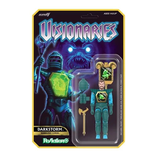 Darkstorm Visionaries 3.75-Inch Action Figure ReAction+ Super7 in packaging