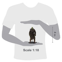 Darsalk (Orc Mage) -Vitruvian H.A.C.K.S. 1:18 Scale Action Figure by Boss Fight Studio Llc in brown mage robes pose