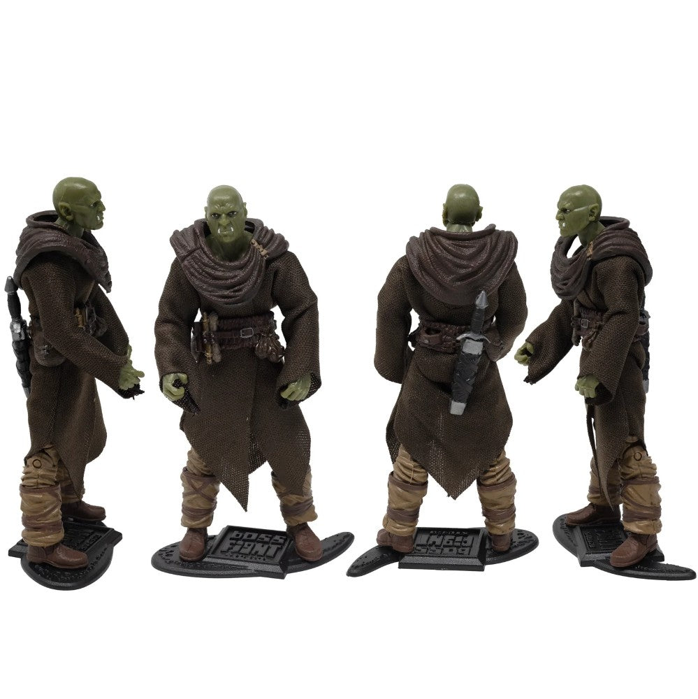 Darsalk (Orc Mage) -Vitruvian H.A.C.K.S. 1:18 Scale Action Figure by Boss Fight Studio Llc in detailed robe and accessories pose