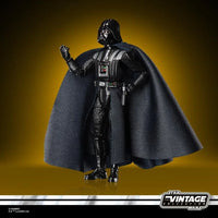 Darth Vader Star Wars Vintage Collection Oni-Wan Dark Times action figure by Hasbro, posed with fabric cape
