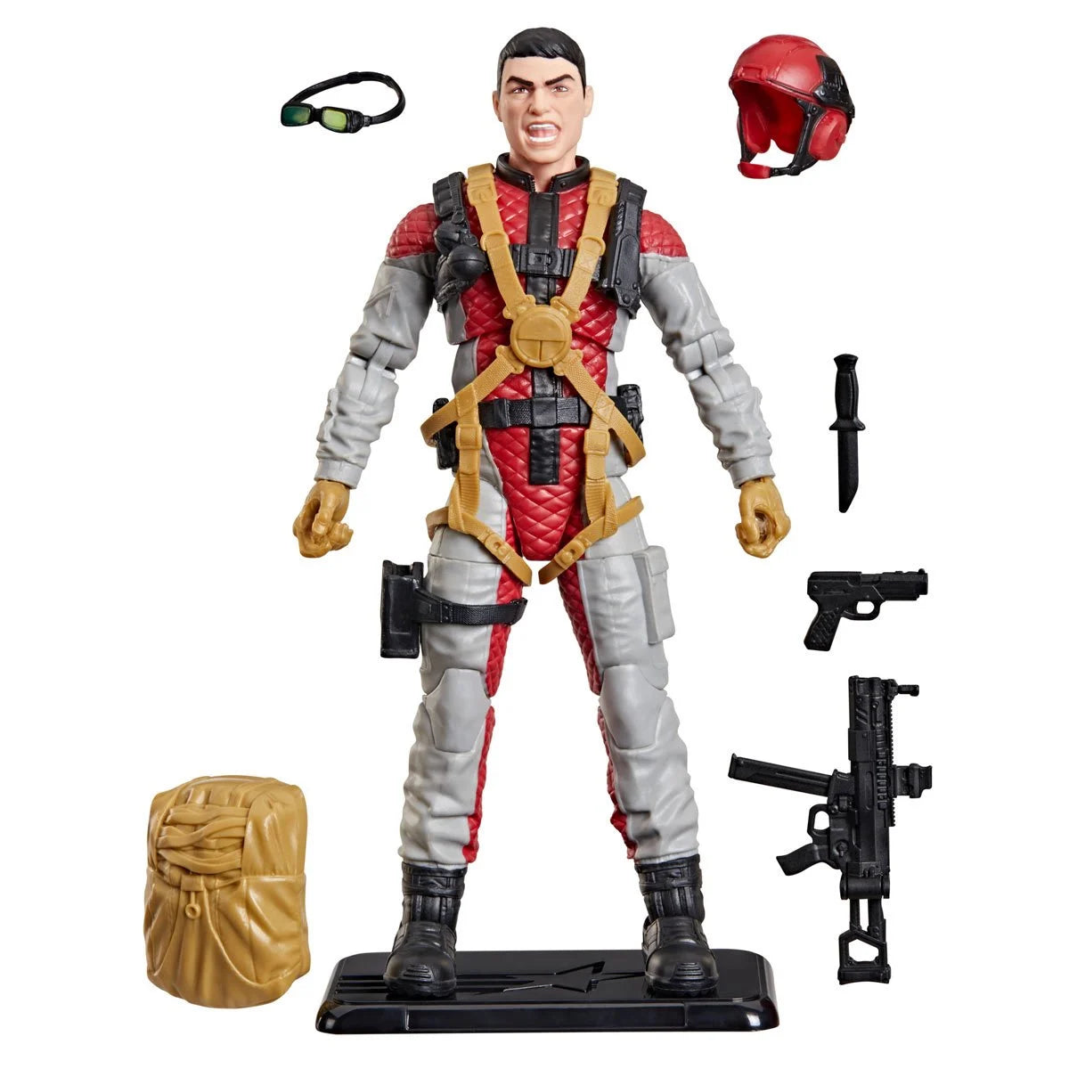 David “Crazylegs” Thomas "Retro Cardback" G.I. Joe Classified Series 6 inch Action Figure by Hasbro with accessories